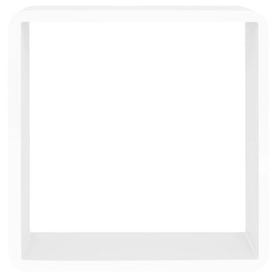 Seinäkuutiohyllyt 3 kpl valkoinen MDF