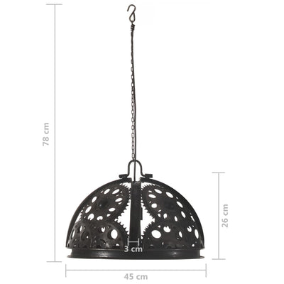 Teollinen kattovalaisin ratassuunnittelu 45 cm E27