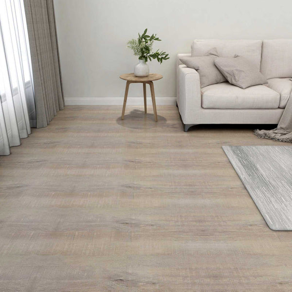 Lattialankut Harmaanruskea 5,11 m² 55 kpl Polyvinyylikloridi