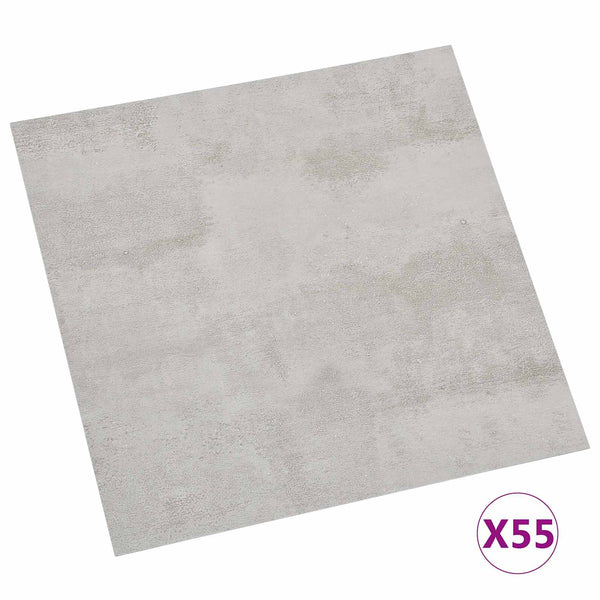 Lattialankut Harmaa ja Vaaleanharmaa 5,11 m² 55 kpl