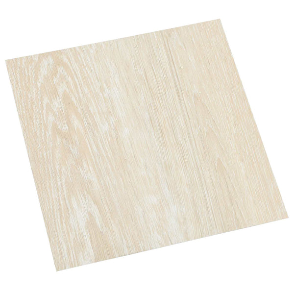 Lattialankut Valkoinen ja beige 5,11 m² 55 kpl