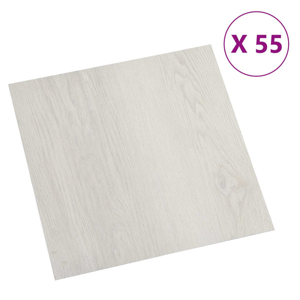 Lattialankut Vaaleanbeige 5,11 m² 55 kpl Polyvinyylikloridi