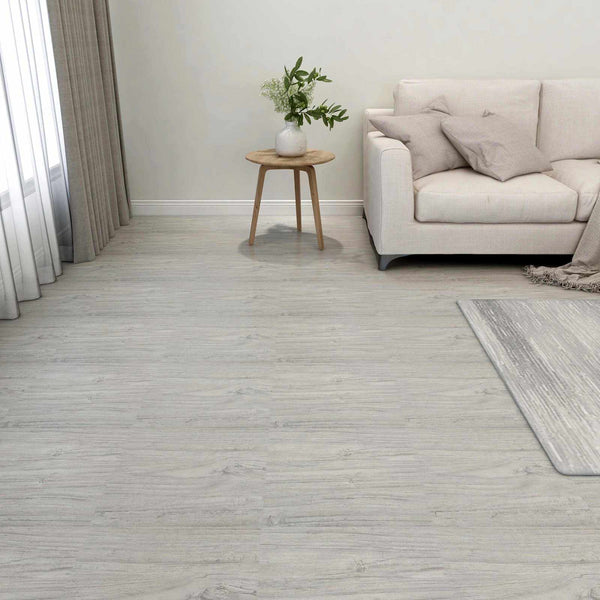 Lattialankut Harmaa ja Puu 5,11 m² 55 kpl Polyvinyylikloridi