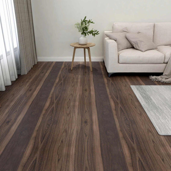 Lattialankut Tumma ruskea 5,11 m² 55 kpl Polyvinyylikloridi