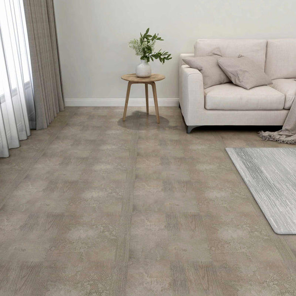 Lattialankut Tummanruskea ja harmaa 5,11 m² 55 kpl