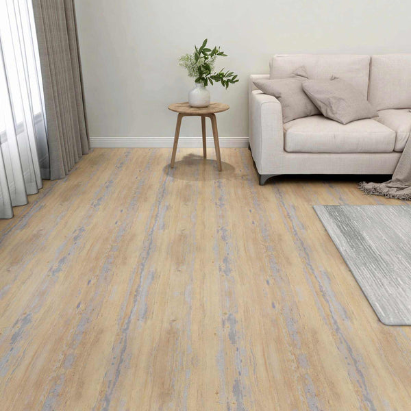 Lattialankut Ruskea ja harmaa 5,11 m² 55 kpl Polyvinyylikloridi