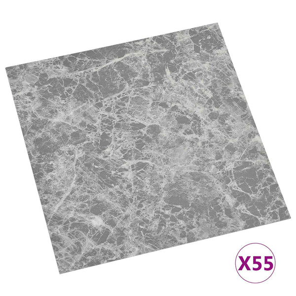 Lattialankut Harmaa 5,11 m² 55 kpl Polyvinyylikloridi