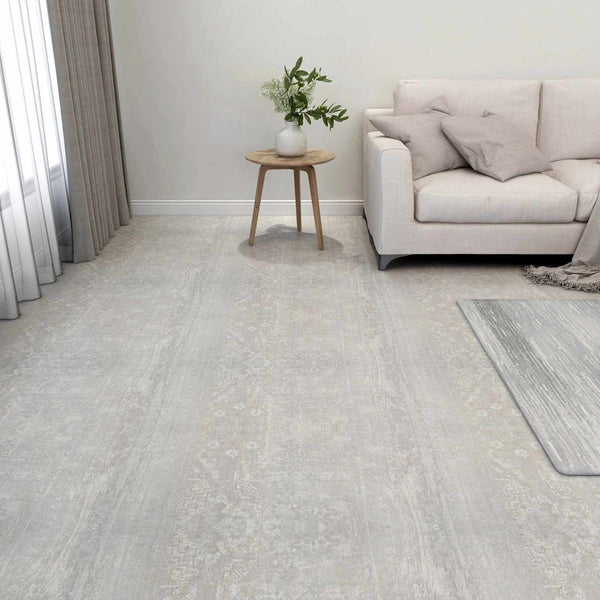 Lattialankut Valkoinen ja puu 5,11 m² 55 kpl Polyvinyylikloridi