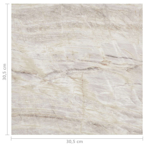 Lattialankut Ruskea ja beige 5,11 m² 55 kpl Polyvinyylikloridi