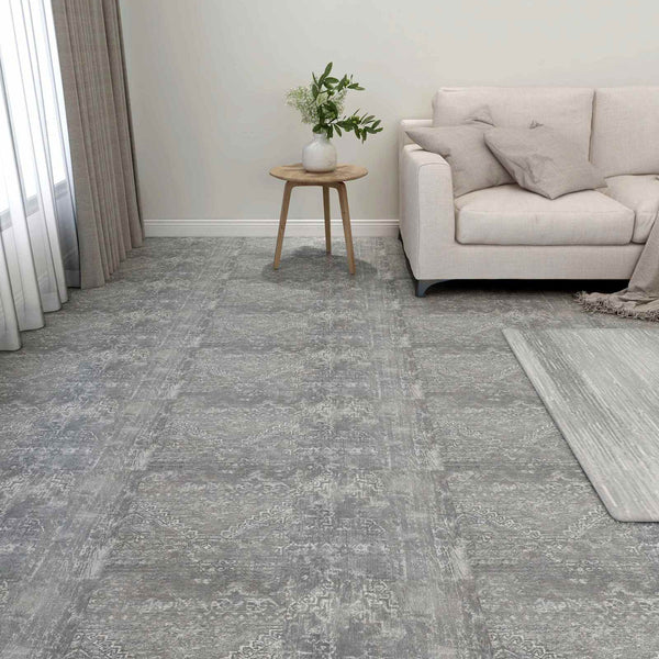 Lattialankut Betoni Harmaa 5,11 m² 55 kpl Polyvinyylikloridi