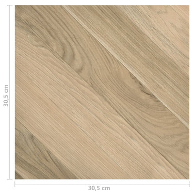 Ruskea itsekiinnittyvä lattialankku Emeretiana 5,11 m² (55 kpl raita)