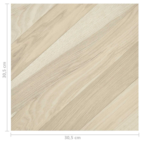 Lattialankut Beige 5,11 m² 55 kpl Polyvinyylikloridi