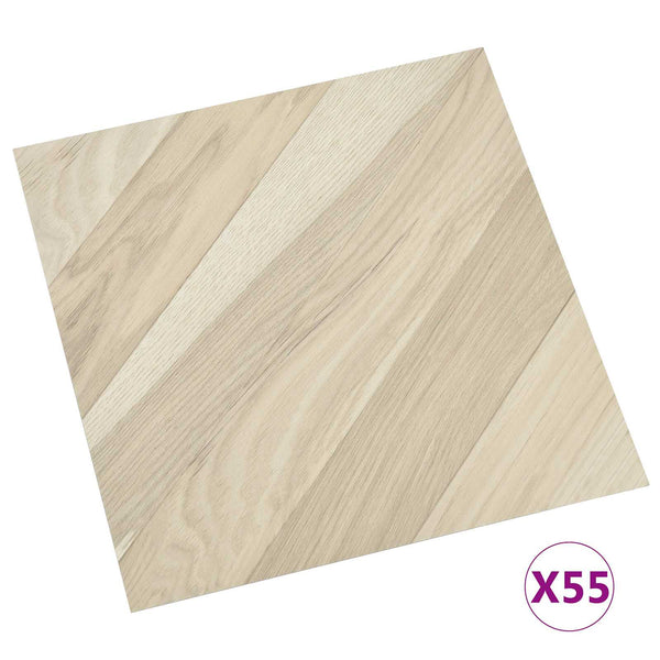 Lattialankut Beige 5,11 m² 55 kpl Polyvinyylikloridi