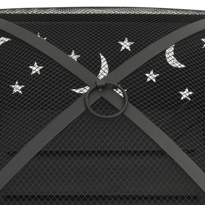 Teräs tulimalja ja hiilihanko Poltna 62cm (xxl)