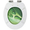WC-istuimet soft close kansilla 2kpl MDF vihreä vesipisarakuosi