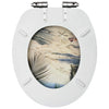 WC-istuimet soft close -kansilla 2 kpl MDF rantakuosi