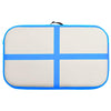 Täytettävä voimistelumatto pumpulla 60x100x15 cm PVC sininen