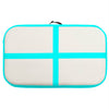 Täytettävä voimistelumatto pumpulla 60x100x15 cm PVC vihreä