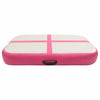 Täytettävä voimistelumatto pumpulla 60x100x20 cm PVC pinkki