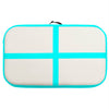 Täytettävä voimistelumatto pumpulla 60x100x20 cm PVC vihreä
