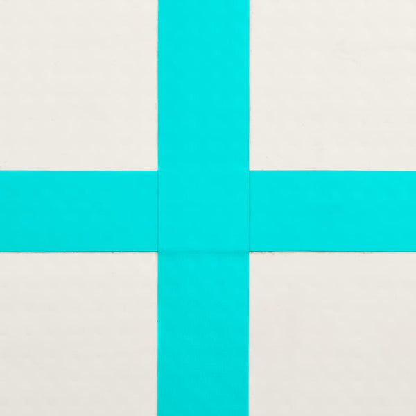 Täytettävä voimistelumatto pumpulla 300x100x15 cm PVC vihreä