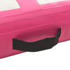 Täytettävä voimistelumatto pumpulla 600x100x15 cm PVC pinkki