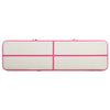 Täytettävä voimistelumatto pumpulla 800x100x15 cm PVC pinkki