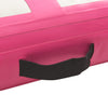 Täytettävä voimistelumatto pumpulla 800x100x15 cm PVC pinkki