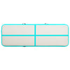 Täytettävä voimistelumatto pumpulla 300x100x20 cm PVC vihreä