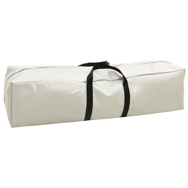 Täytettävä voimistelumatto pumpulla 400x100x20 cm PVC sininen