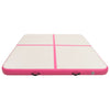 Täytettävä voimistelumatto pumpulla 200x200x15 cm PVC pinkki
