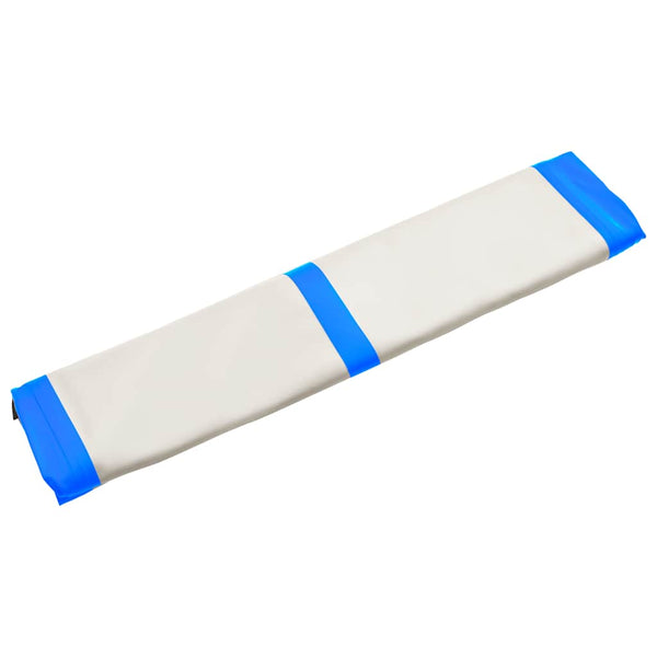 Täytettävä voimistelumatto pumpulla 200x200x15 cm PVC sininen