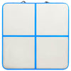 Täytettävä voimistelumatto pumpulla 200x200x20 cm PVC sininen