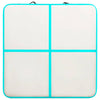 Täytettävä voimistelumatto pumpulla 200x200x20 cm PVC vihreä