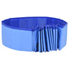 Kokoontaitettava koiran uima-allas sininen 300x40 cm PVC
