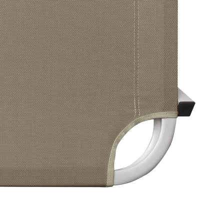 Aurinkotuoli alumiini textilene taupe