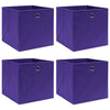 Purppura säilytyslaatikot Cheta 28x28x28cm (4 kpl kuitukangas)