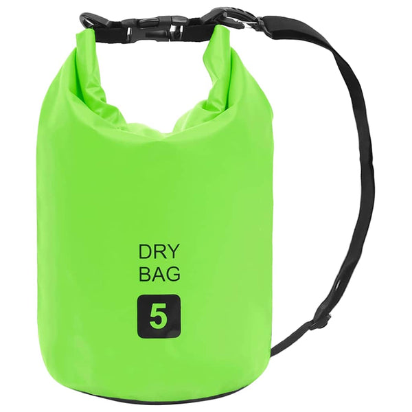 Kuivapussi vihreä 5 l PVC