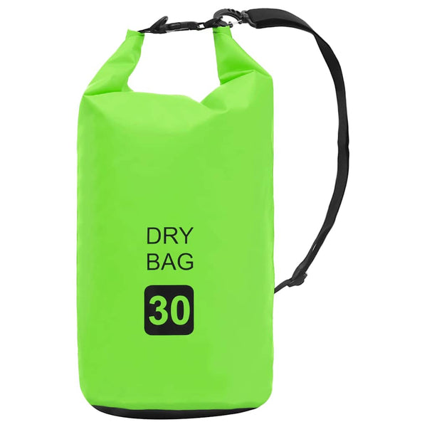 Kuivapussi vihreä 30 l PVC