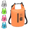 Kuivapussi vetoketjulla oranssi 15 l PVC
