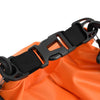 Kuivapussi vetoketjulla oranssi 30 l PVC