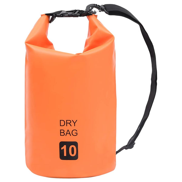 Kuivapussi oranssi 10 l PVC