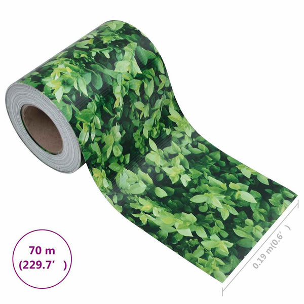 Tietosuojalista PVC 70x0,19 m Vihreä
