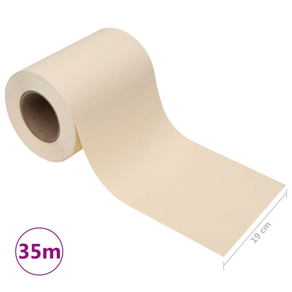 Tietosuojalista PVC 35x0,19 m Kermanvärinen