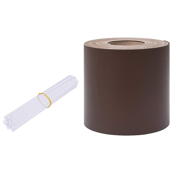 Tietosuojalista PVC 35x0,19 m Ruskea