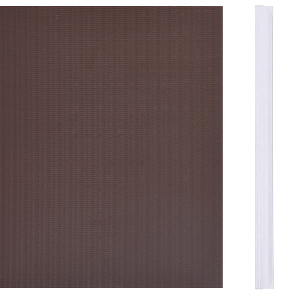 Tietosuojalista PVC 70x0,19 m Ruskea