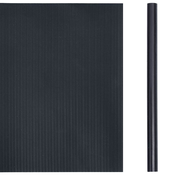 Tietosuojalistat PVC 140x0,19 m matta tummanharmaa