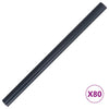 Tietosuojalistat PVC 140x0,19 m matta tummanharmaa