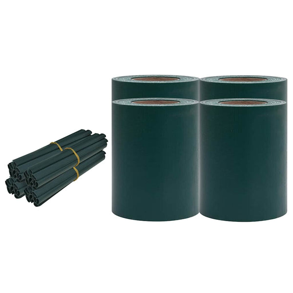 Tietosuojalistat PVC 140x0,19 m mattavihreä