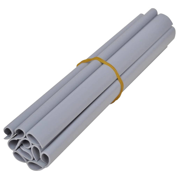 Tietosuojalistat PVC 140x0,19 m matta vaaleanharmaa